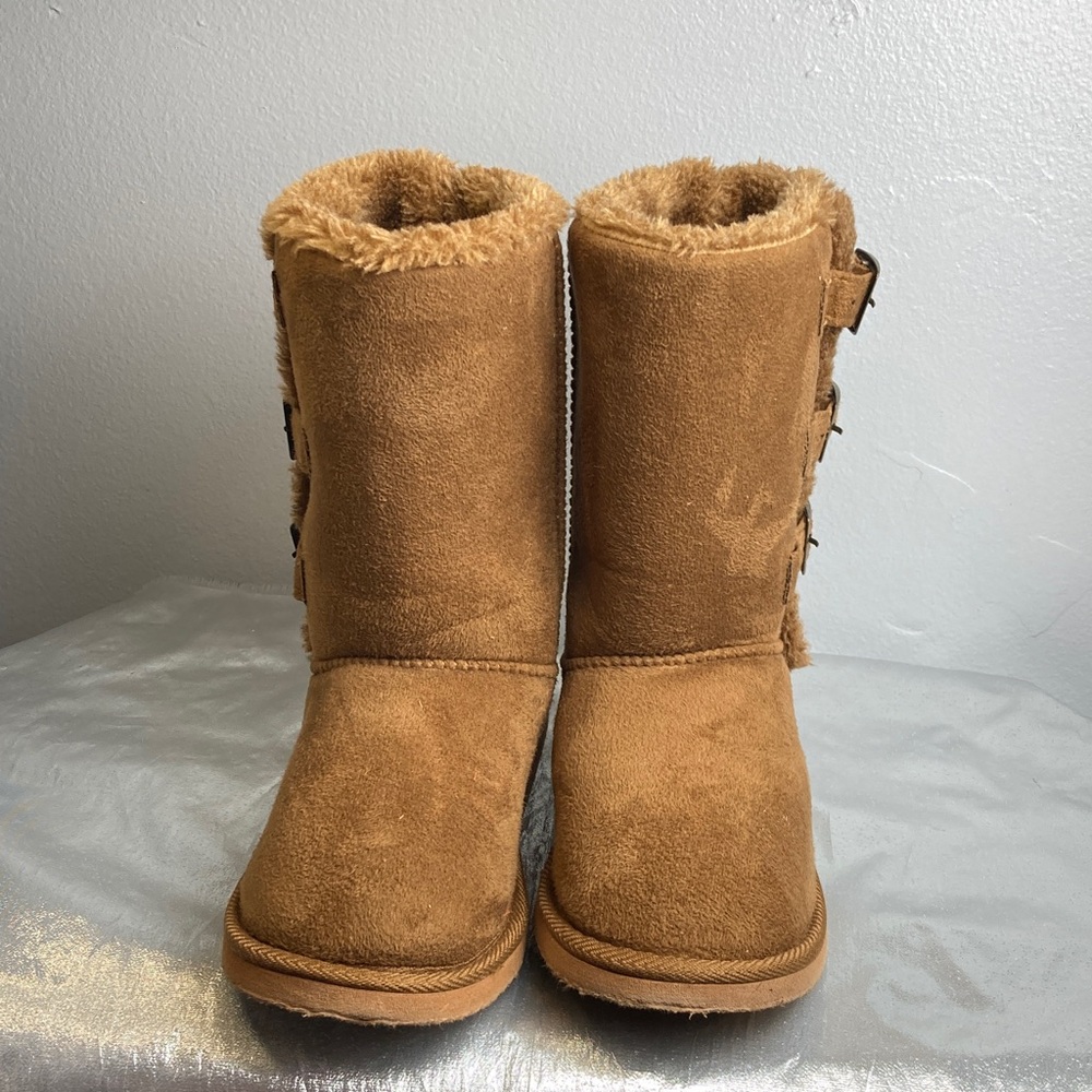 Cozy Tan Winter Boots Sz 8-9